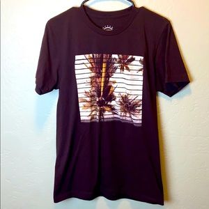 Brown graphic T-shirt